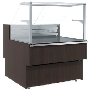 Витрина холодильная Carboma GC110 VM 1,25-1 (ВХС-1,25 Carboma CG 110 (динамика)) (1005 венге)