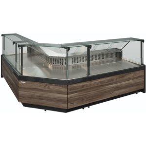 Витрина холодильная Carboma GC111 SV 3,75-1 (1008 Темный дуб) (без боковин) - Изображение 4