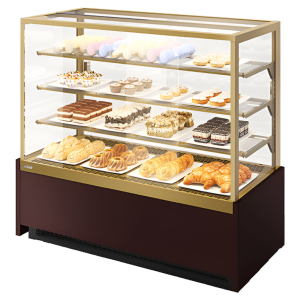 Витрина кондитерская Chilz VETE KUB LUX 90 шоколад, золотой глянец