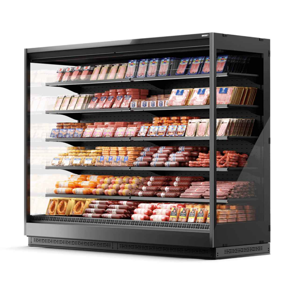 Горка холодильная Dazzl Vega 090 H210 торец