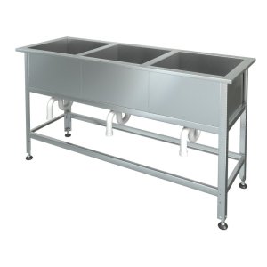 Ванна моечная МХМ М-3-0,45-0,8/2,3 нерж.