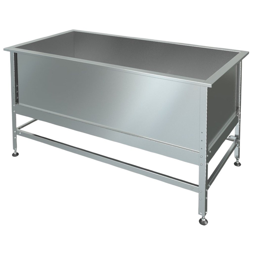 Ванна моечная МХМ М-1-0,3-0,53/1,01 (AISI 430, t=0,6)