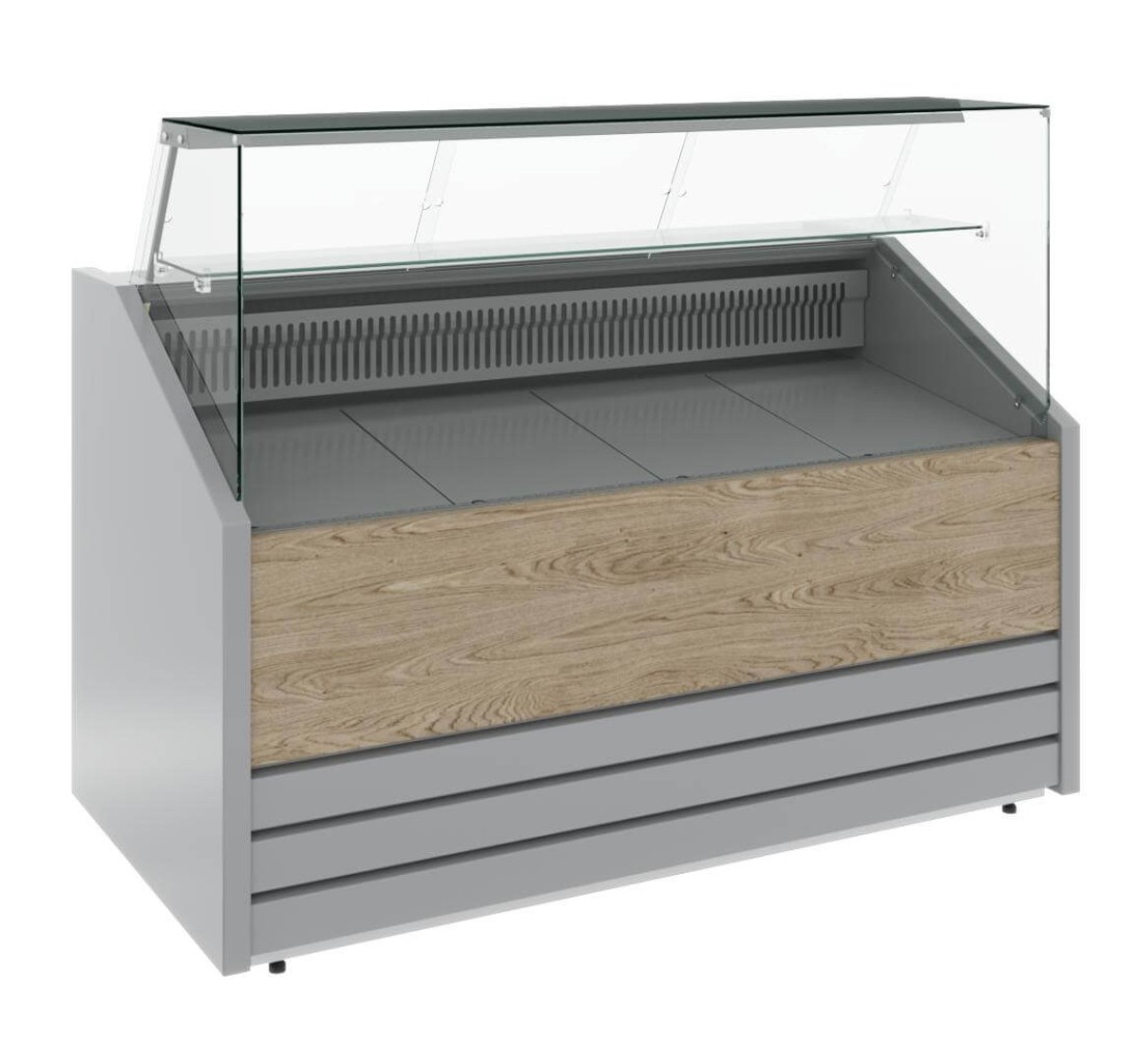 Витрина холодильная Carboma GC75 SM 1,0-1 фронт паттерн