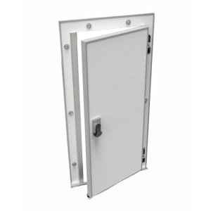 Дверь холодильная распашная одностворчатая НТ-РДО-1200*2200/120 (с металлической рамой) - Изображение 2