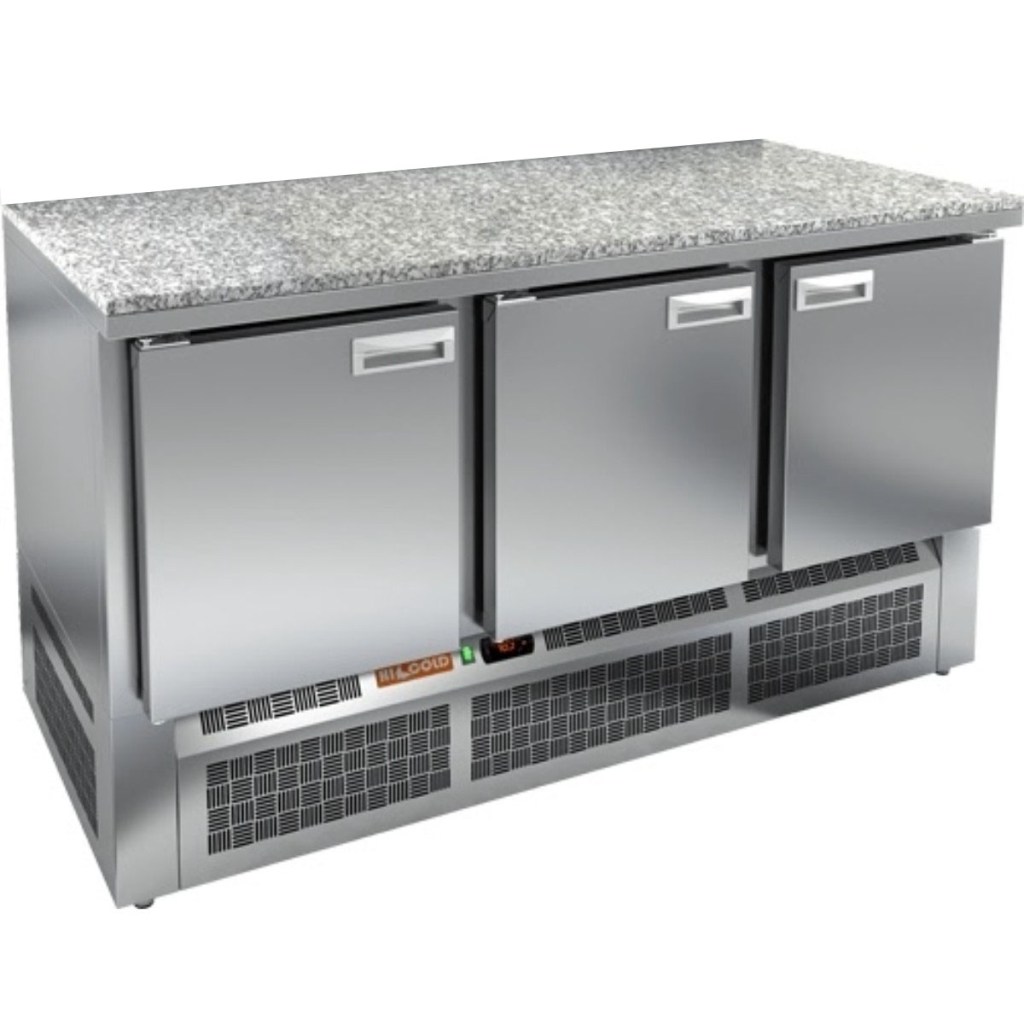Стол холодильный среднетемпературный HiCold GNE 111/TN О камень
