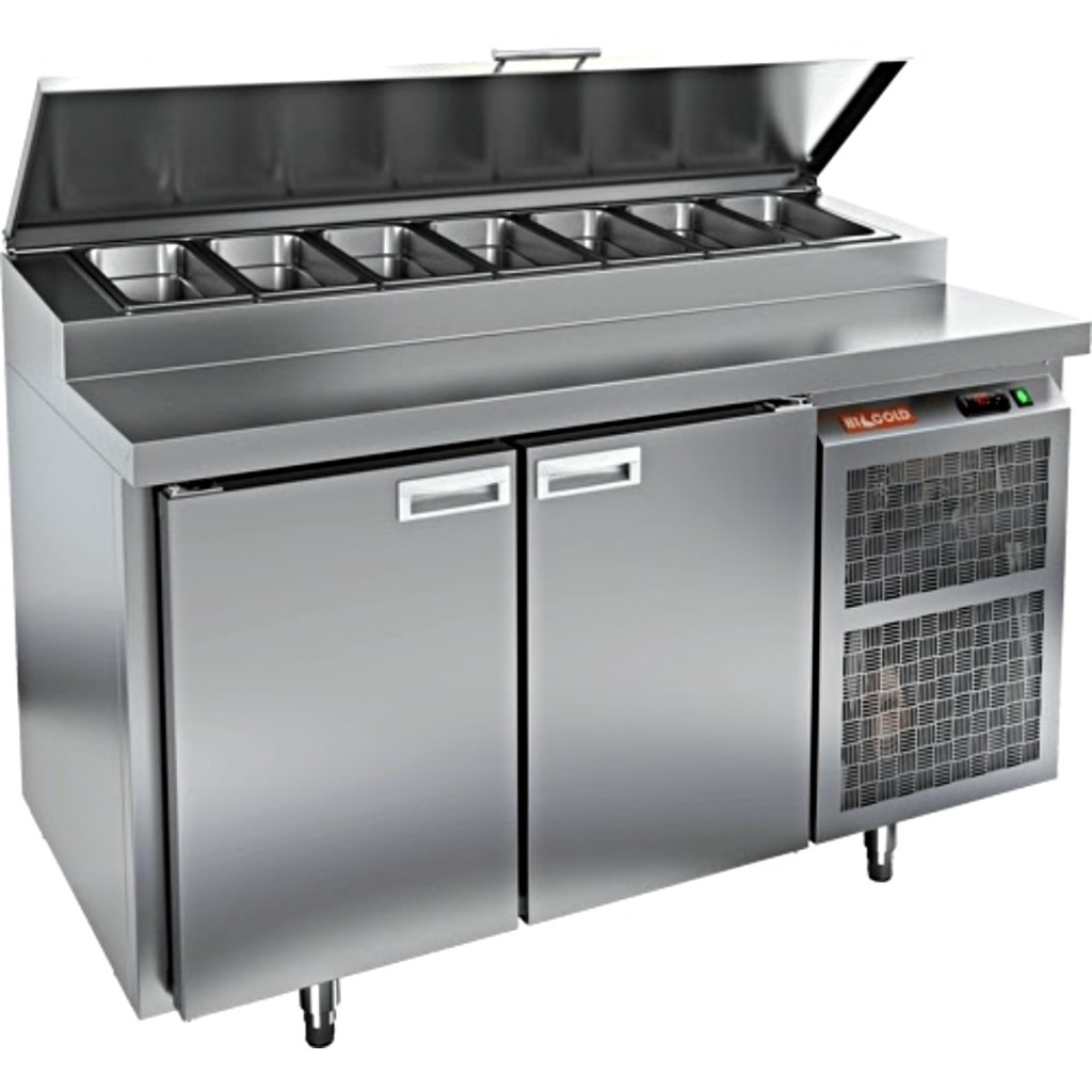 Стол холодильный для пиццы HiCold PZ1-11/GN (1/3H) М (R290)