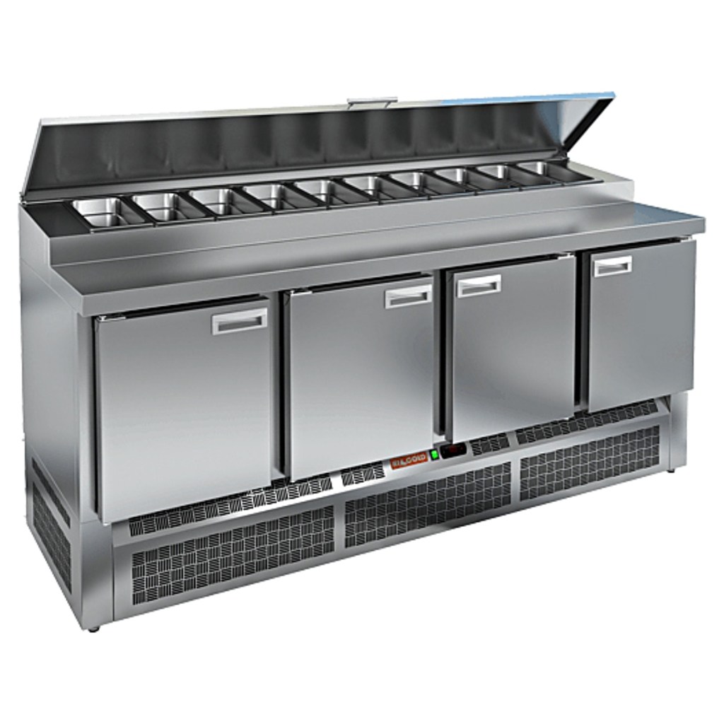 Стол холодильный для пиццы HiCold PZE1-1111/GN (1/3H)