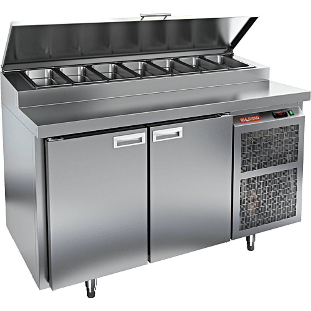 Стол холодильный для пиццы HiCold PZ1-11GN (1/3)