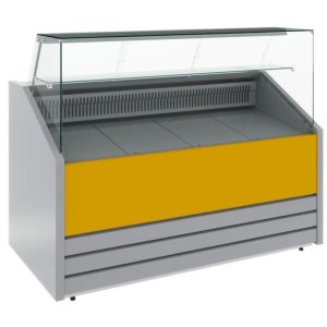 Витрина холодильная Carboma GC75 SV 1,5-1 фронт стандартный цвет