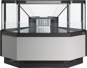 Витрина холодильная Carboma GC110 VM 5-1 внешний угол с боковинами (версия 2.0) (9006-0430)