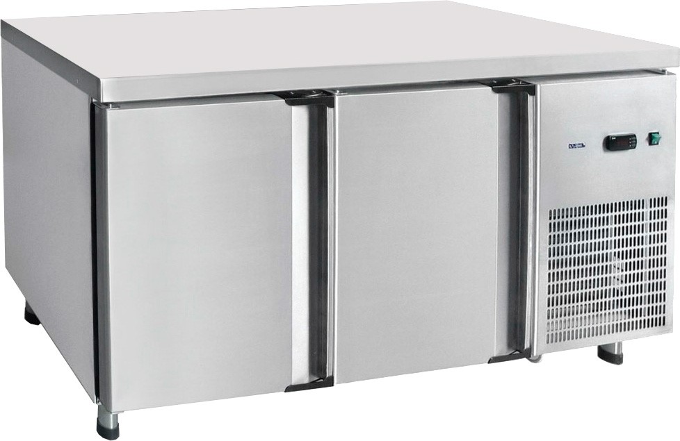 Стол холодильный Abat СХС-60-01-СО (охлаждаемая столешница) без борта (дверь-стекло, дверь-стекло)