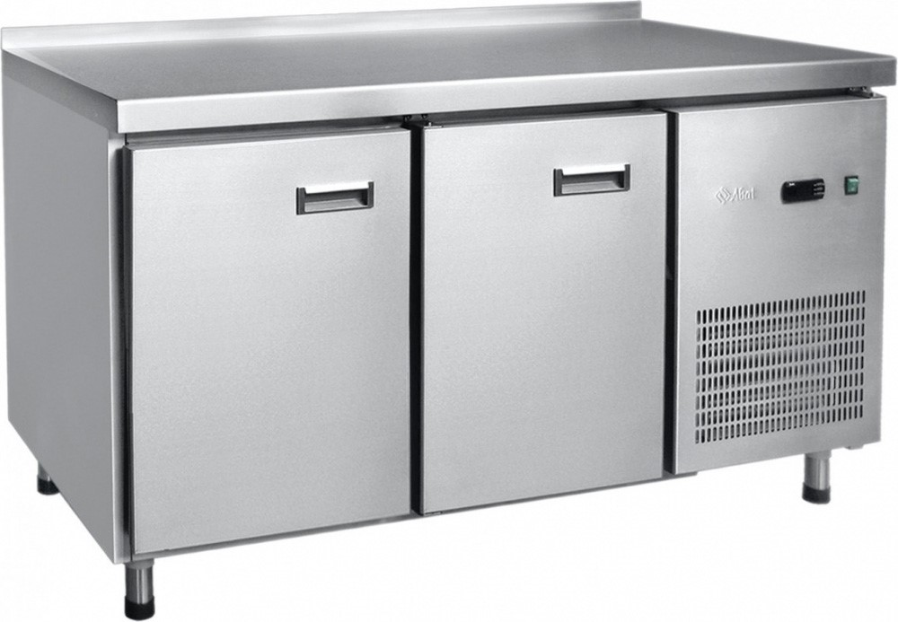 Стол холодильный Abat СХС-70-01-СО (охлаждаемая столешница) с бортом (ящики 1/2, ящики 1/2)
