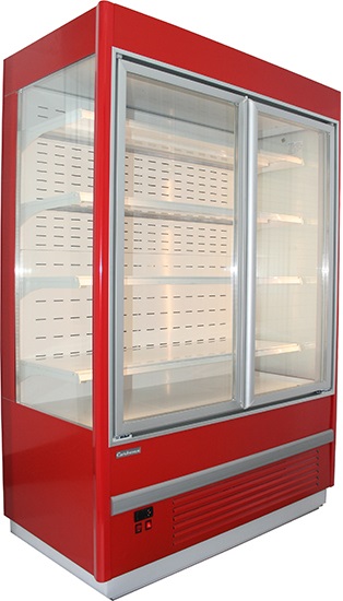 Горка холодильная Полюс Carboma FC 20-07 VV 0,7-1 (распашные двери) (CUBA FC20-07) - Изображение 2
