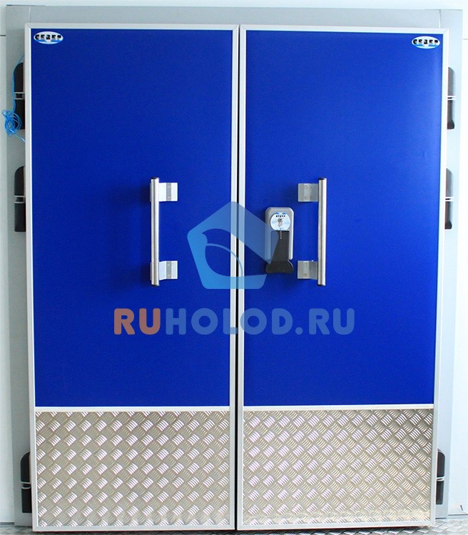Дверь холодильная распашная двустворчатая СТ-РДД-2000*2400/80